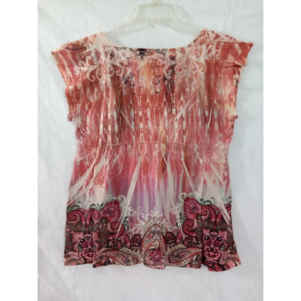 APT.9 Womens XL Blouse Embroidery Multicolored - Picture 10 of 14